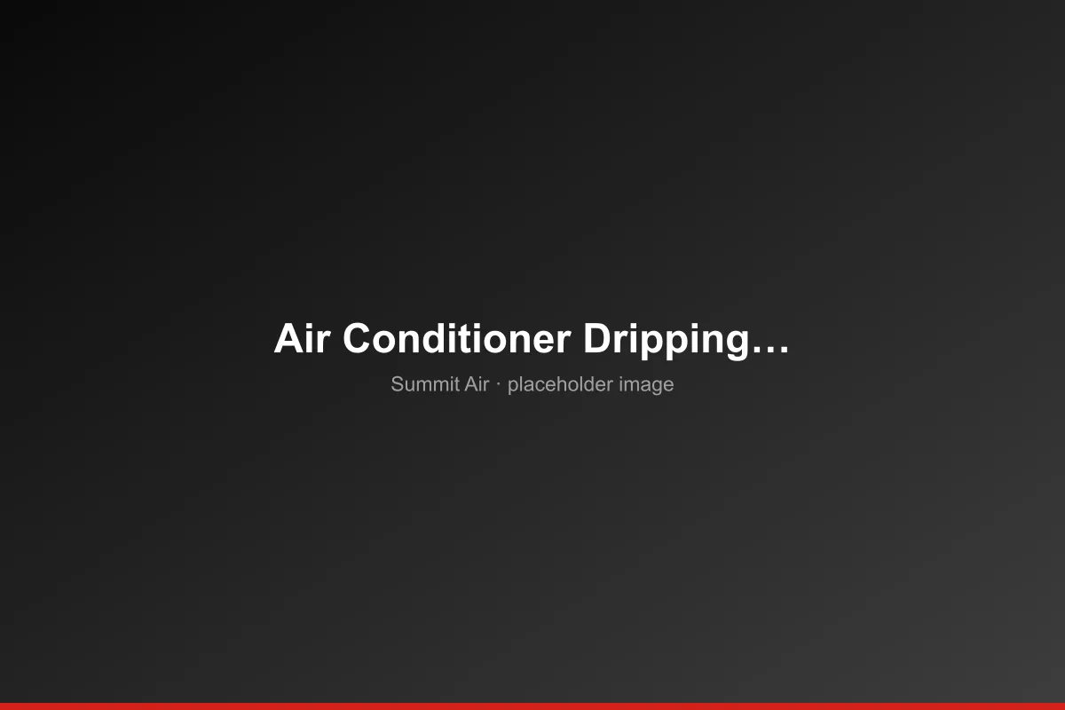 What to Do If Your Air Conditioner Is Dripping Water