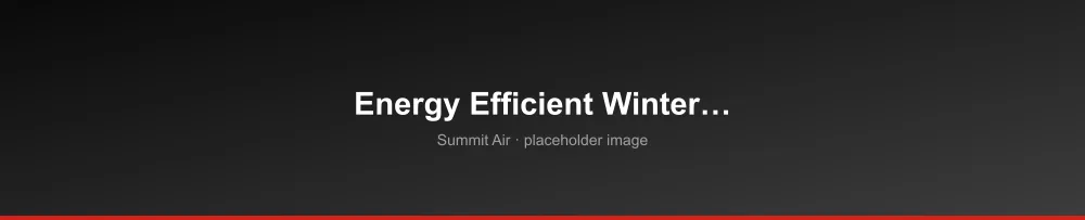 How to Be Energy Efficient This Winter