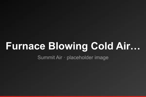 What Can You Do About Your Furnace Blowing Cold Air?