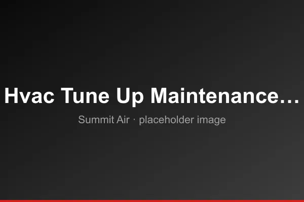 HVAC Tune-Up Checklist: 5 Essentials